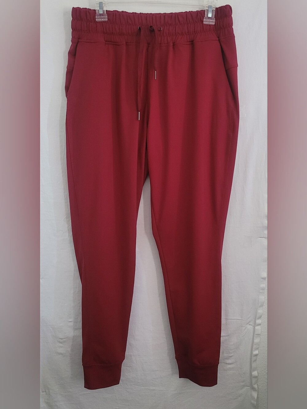 BARBELL.. Red Marooned Jogger Pants (104)